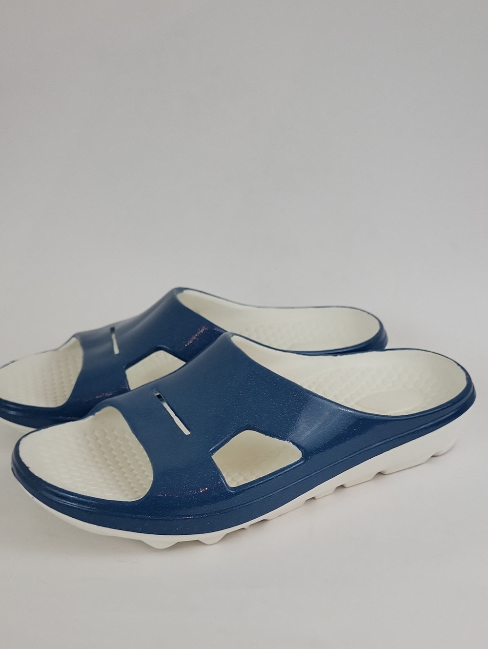 Spenco Fusion 2 Pearlized Slide Ink Blue Women's 9 / Men's 8